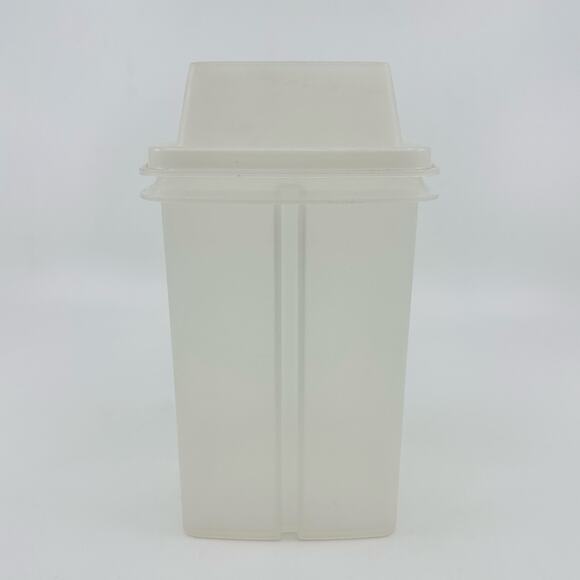 Tupperware Cheese & Cracker Container Rectangular Clear Set Kitchenware Storage - Picture 4 of 12